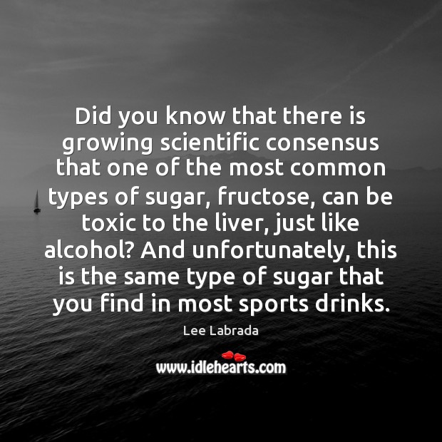 Did you know that there is growing scientific consensus that one of Toxic Quotes Image