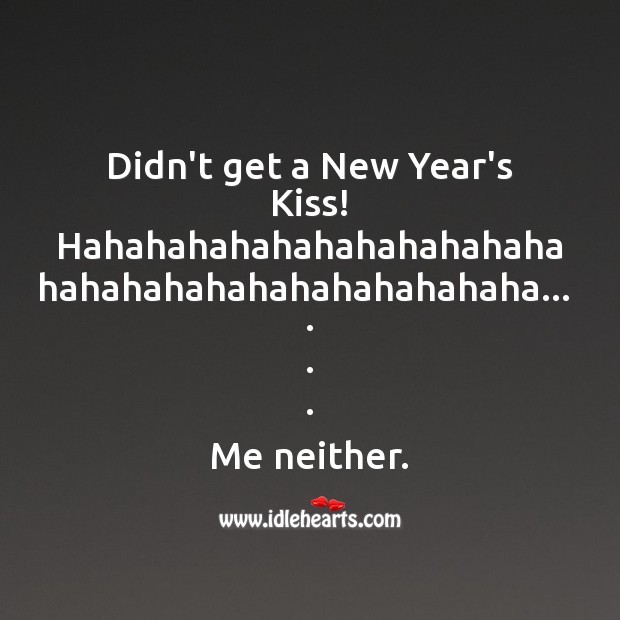 Funny New Year Message. Image