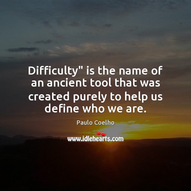 Difficulty” is the name of an ancient tool that was created purely Image