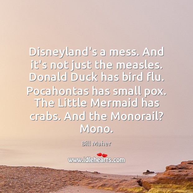 Disneyland’s a mess. And it’s not just the measles. Donald Duck has Image