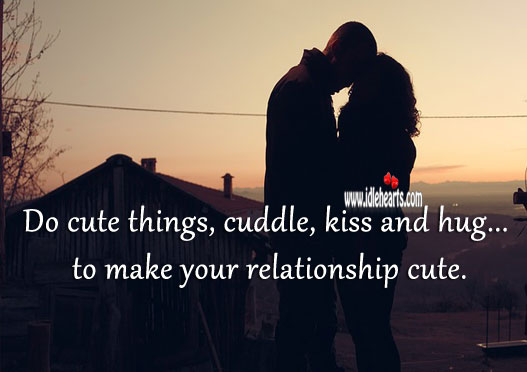 Do cute things to make your relationship cute. Relationship Tips Image