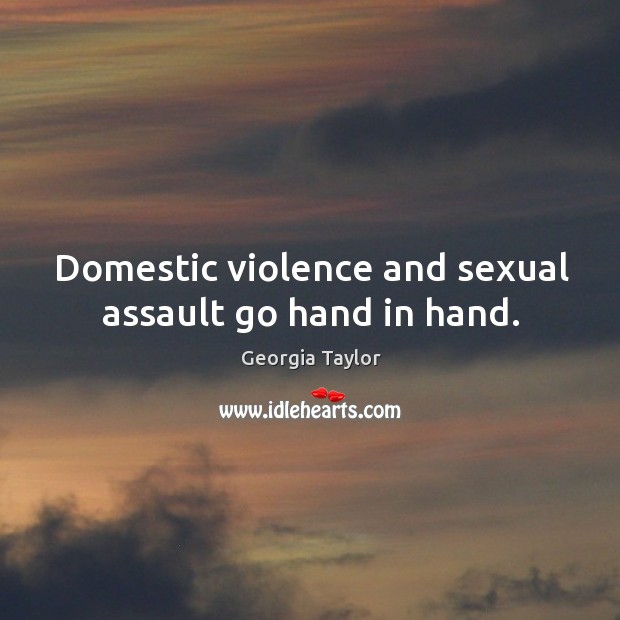 Domestic violence and sexual assault go hand in hand. Image