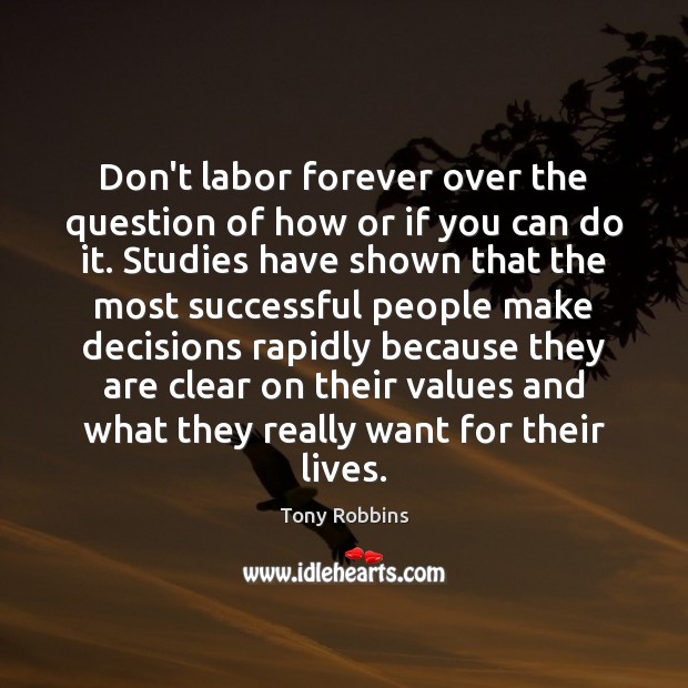 Don’t labor forever over the question of how or if you can Image
