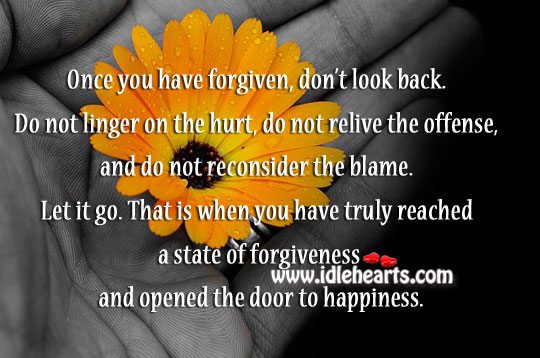 Open the door to happiness. Image