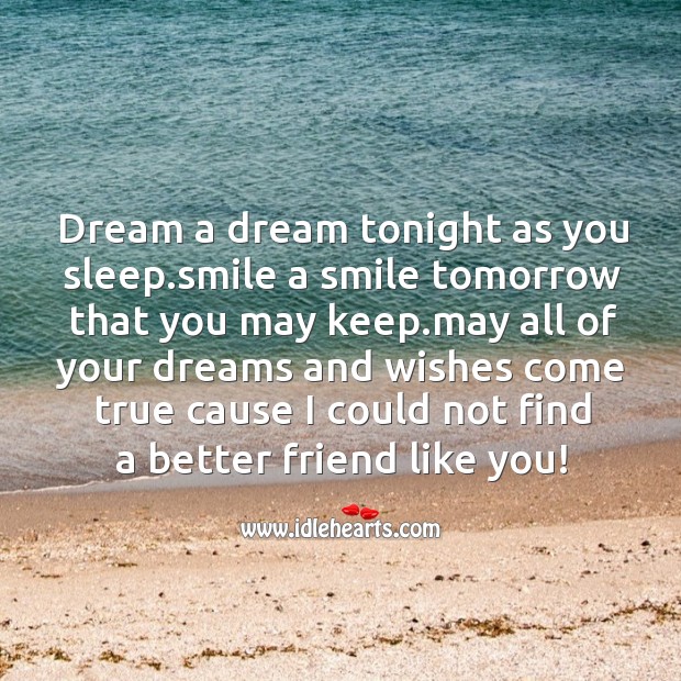 Dream a dream Good Night Messages Image