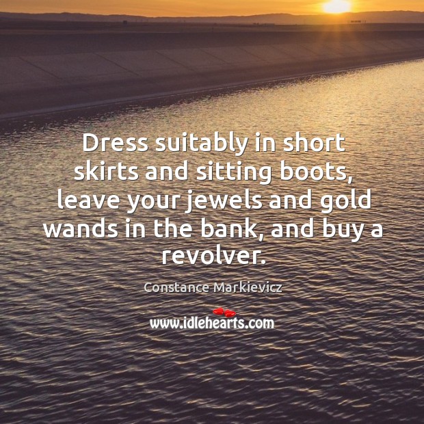 Dress suitably in short skirts and sitting boots, leave your jewels and Image