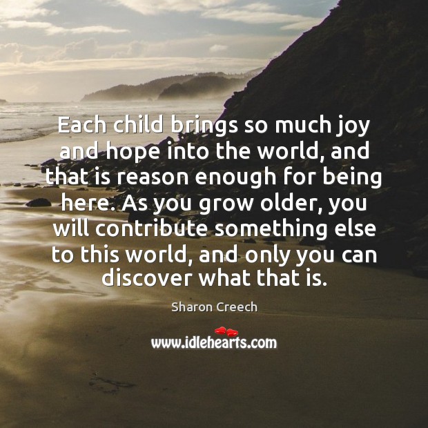 Each child brings so much joy and hope into the world, and Image