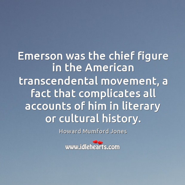 Emerson was the chief figure in the american transcendental movement Image