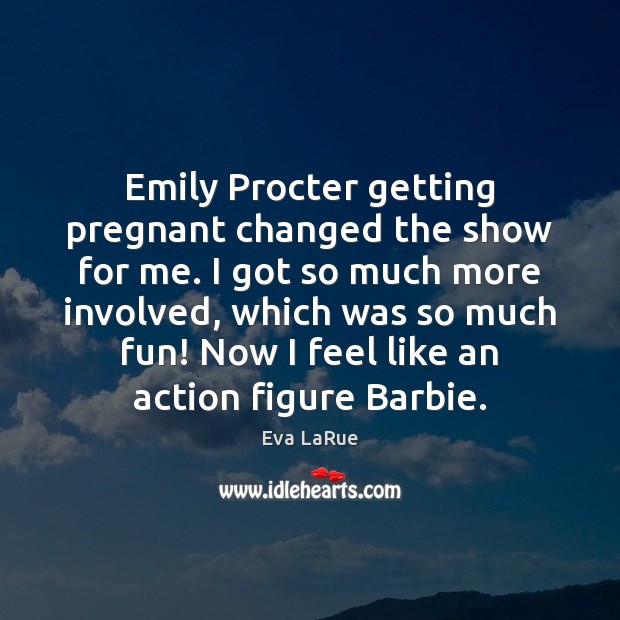 Emily Procter getting pregnant changed the show for me. I got so Image