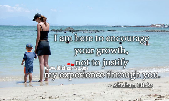 I am here to encourage your growth Leadership Quotes Image