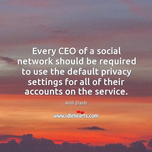 Every CEO of a social network should be required to use the Image