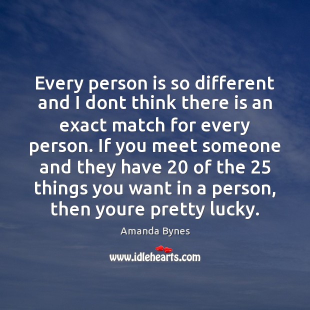 Every person is so different and I dont think there is an Image