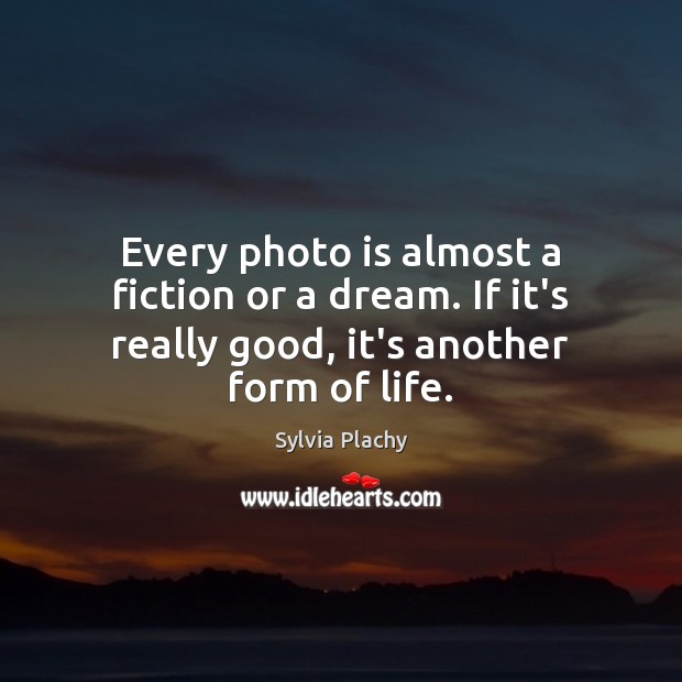 Every photo is almost a fiction or a dream. If it’s really Sylvia Plachy Picture Quote