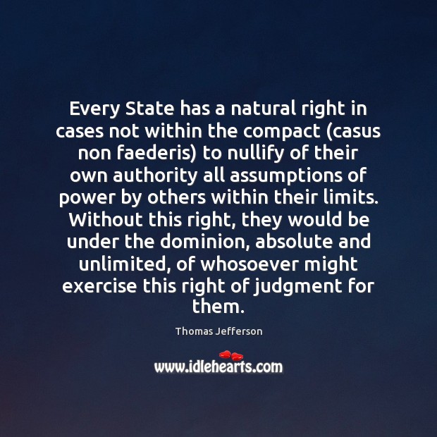 Every State has a natural right in cases not within the compact ( Image
