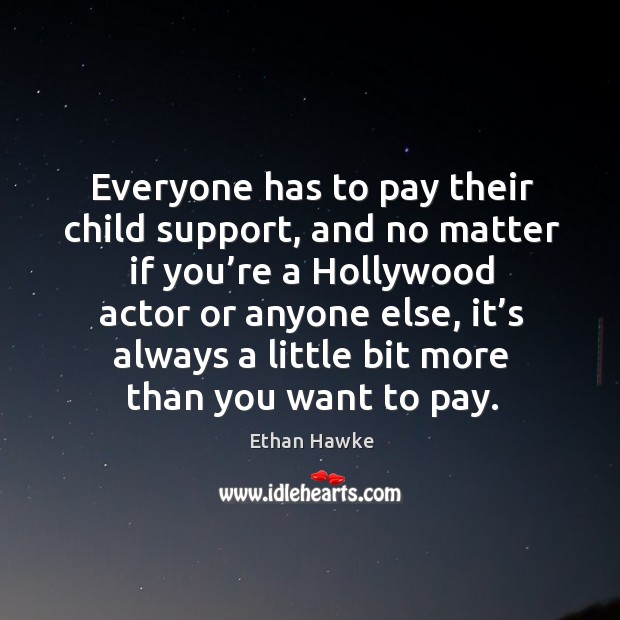 Everyone has to pay their child support, and no matter if you’re a hollywood Image