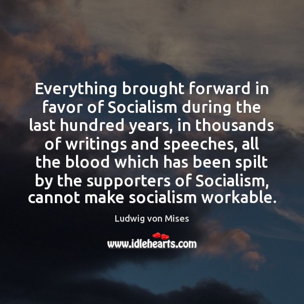Everything brought forward in favor of Socialism during the last hundred years, Image