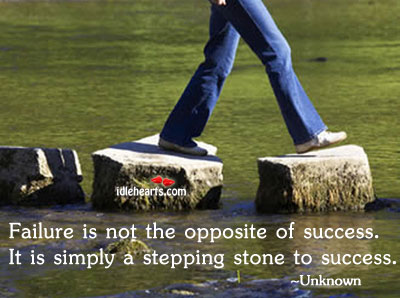 Failure is not the opposite of success. It is simply Image