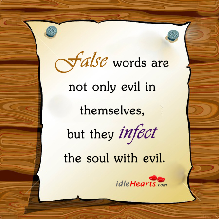 False words are not only evil in Image