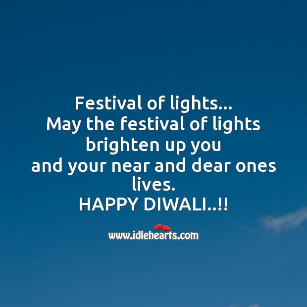 Festival of lights Diwali Messages Image