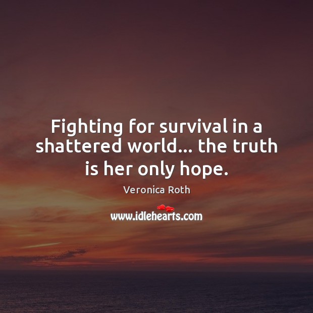 Fighting for survival in a shattered world… the truth is her only hope. Image