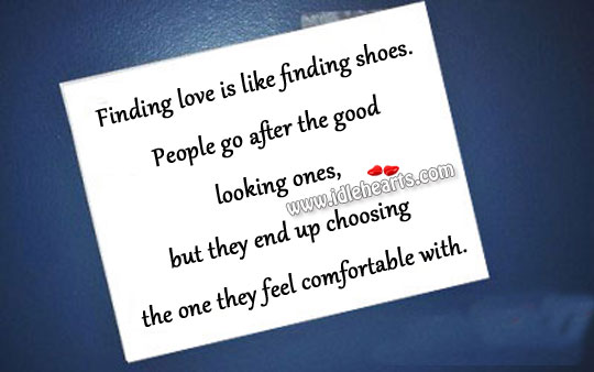 Choosing the one they feel comfortable with. Image