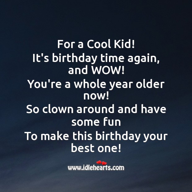 For a cool kid! Image