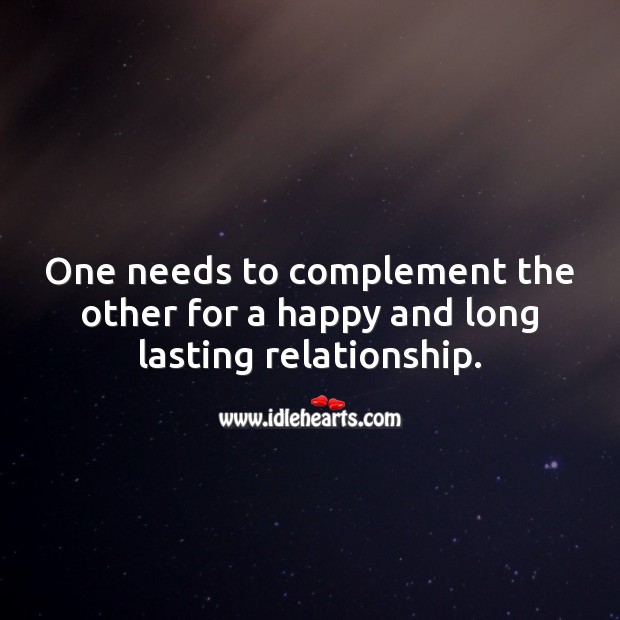 For a happy and long lasting relationship one needs to complement the other. Relationship Tips Image