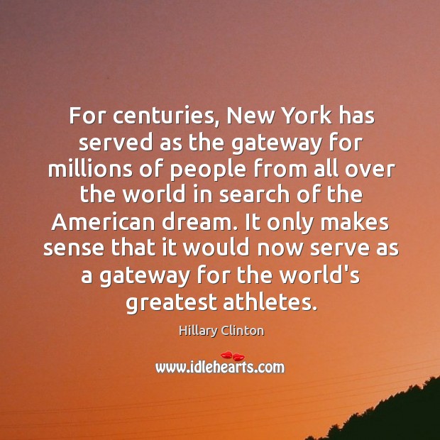For centuries, New York has served as the gateway for millions of Image