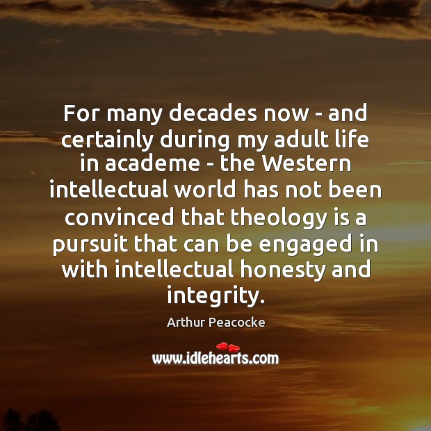 For many decades now – and certainly during my adult life in Image