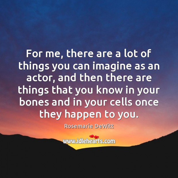 For me, there are a lot of things you can imagine as Image
