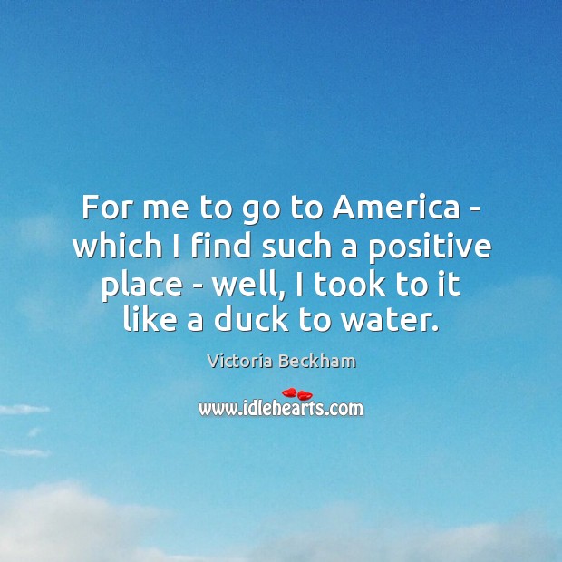 For me to go to America – which I find such a Image