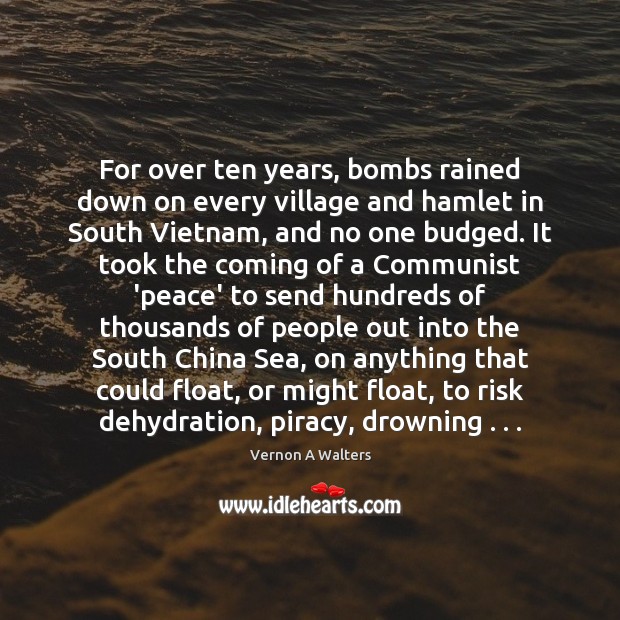 For over ten years, bombs rained down on every village and hamlet Image