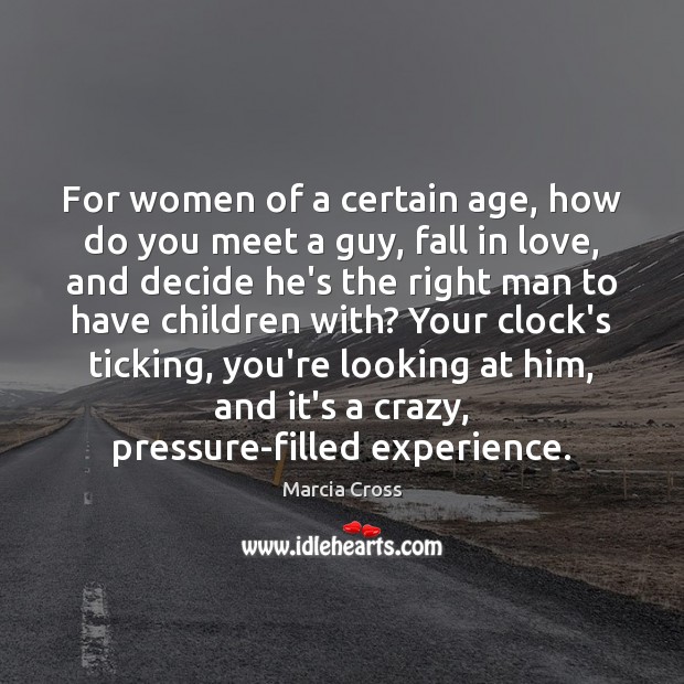 For women of a certain age, how do you meet a guy, Image