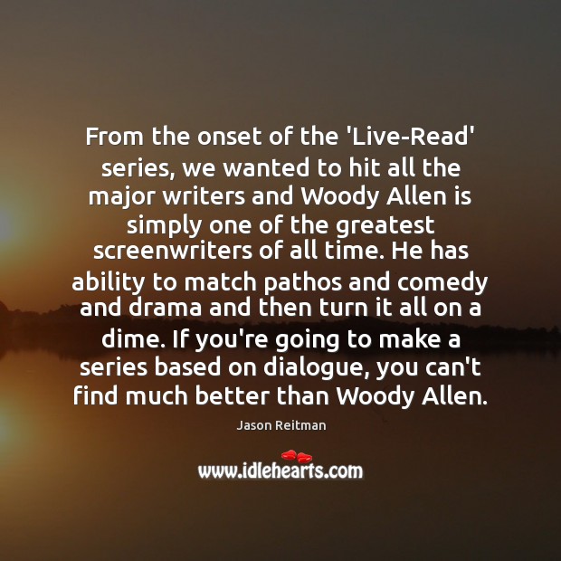 From the onset of the ‘Live-Read’ series, we wanted to hit all Ability Quotes Image