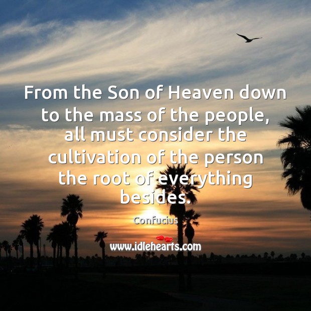 From the Son of Heaven down to the mass of the people, Image