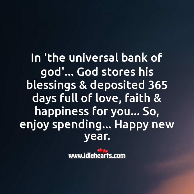 Full of love Happy New Year Messages Image