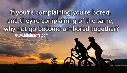 Become un-bored together Relationship Tips Image