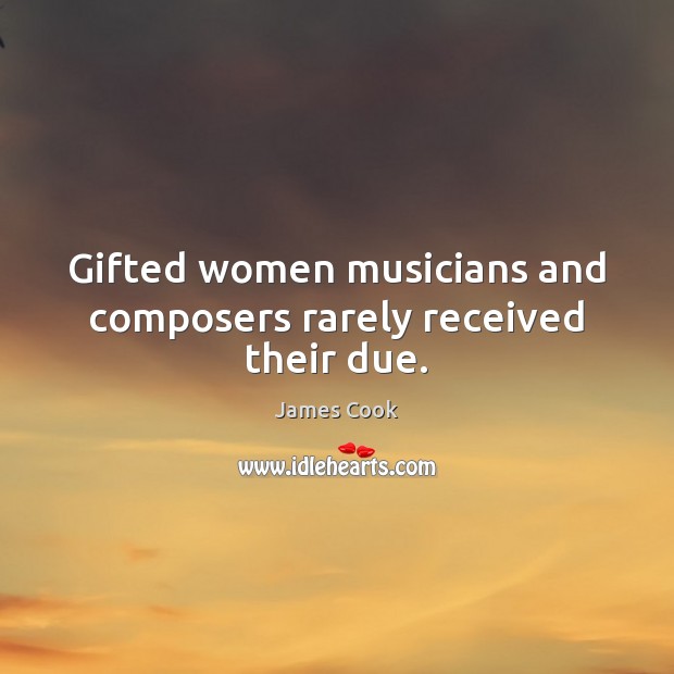 Gifted women musicians and composers rarely received their due. Image
