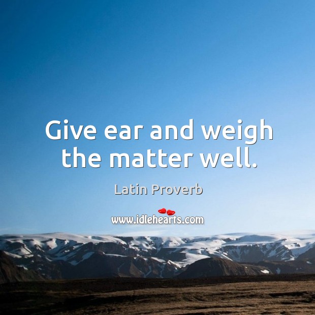 Latin Proverbs