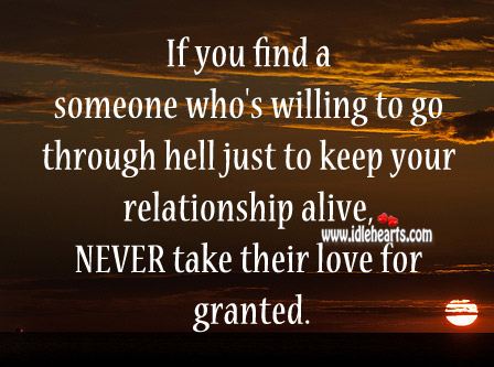 Never take their love for granted. Image