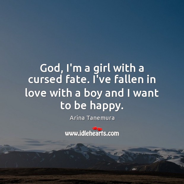 God, I’m a girl with a cursed fate. I’ve fallen in love with a boy and I want to be happy. Image