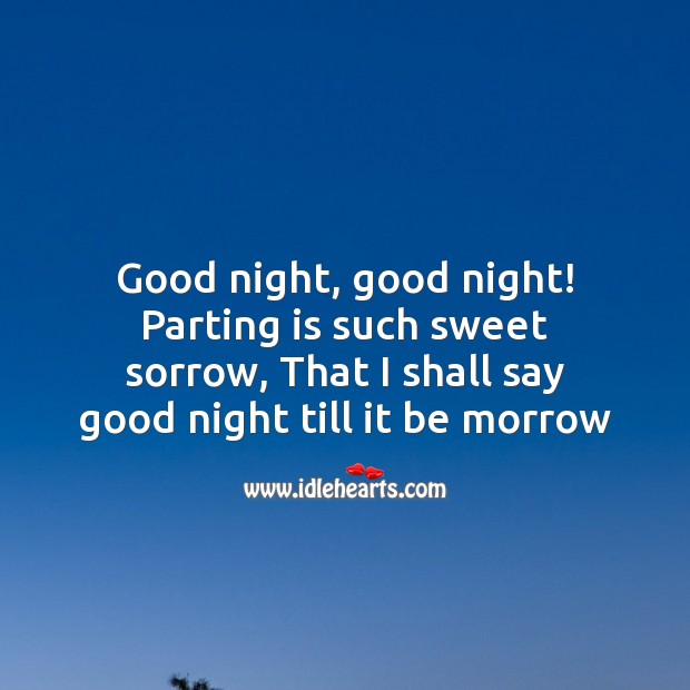 Good night, good night! Good Night Messages Image