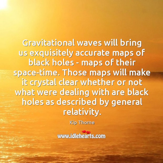 Gravitational waves will bring us exquisitely accurate maps of black holes – Image