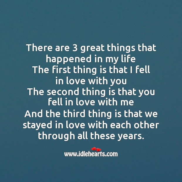 Great things that happened in my life Image