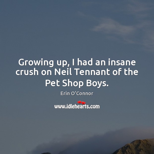 Growing up, I had an insane crush on Neil Tennant of the Pet Shop Boys. Image