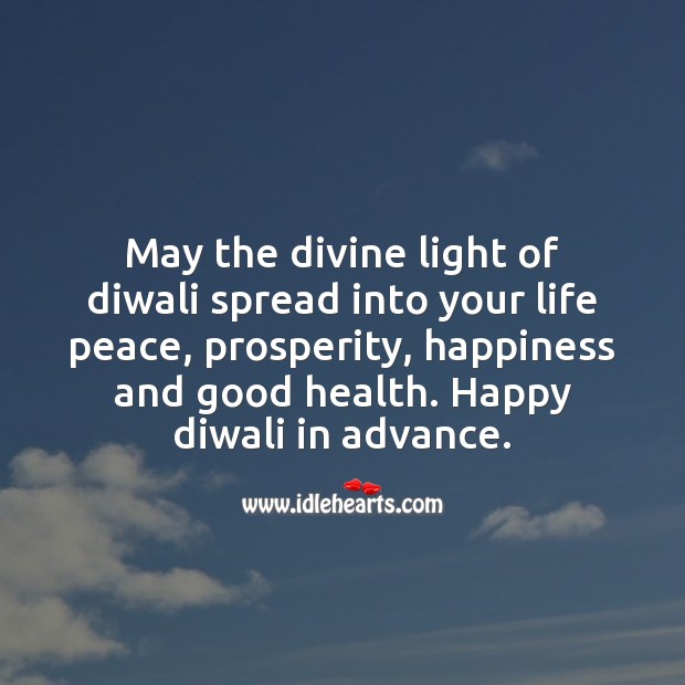 Happiness and good health Diwali Messages Image