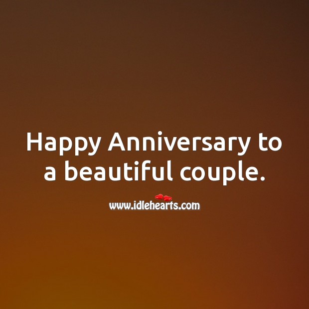 Happy Anniversary to a beautiful couple. Image