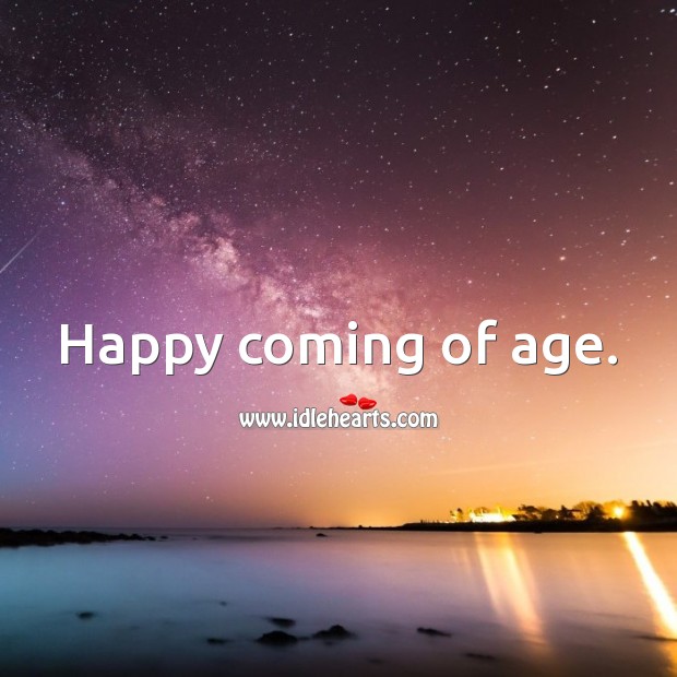 Happy coming of age. 13th Birthday Messages Image