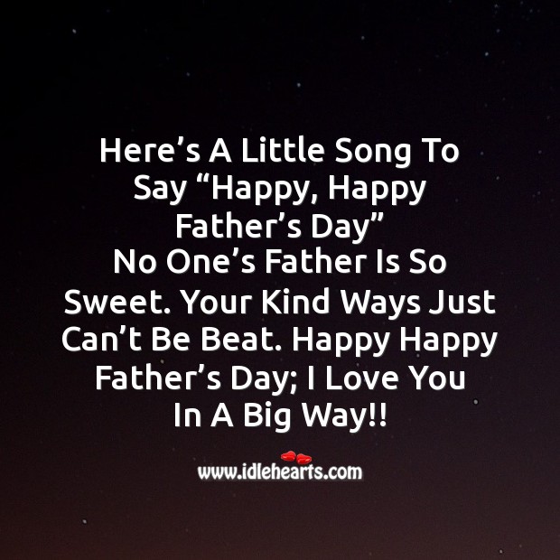 Happy happy father’s day Father’s Day Messages Image