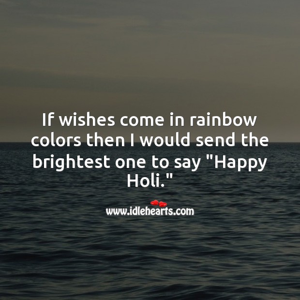 Happy holi my dear Holi Messages Image